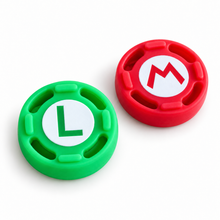 R36S Thumbgrips – Rood & Groen